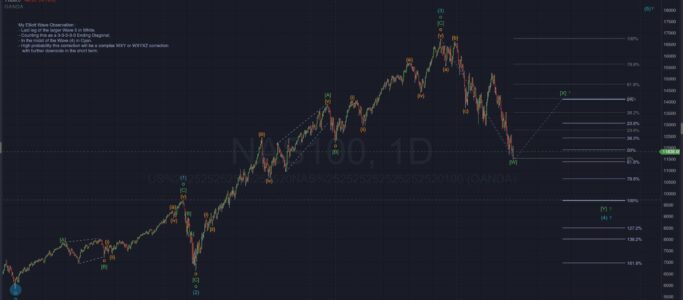 NASDAQ Elliott Wave Analysis ( 14th May 2022 )